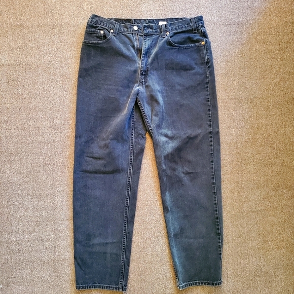 Men's Levi's 550 Black Jeans 38 x 34 - Picture 1 of 3